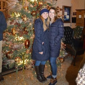 Navy Michael Kors Parka